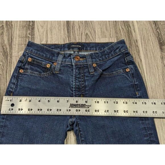 J. Crew Womens Size 24 Petite Pockets Toothpick Skinny Denim Blue Jeans - Picture 10 of 13
